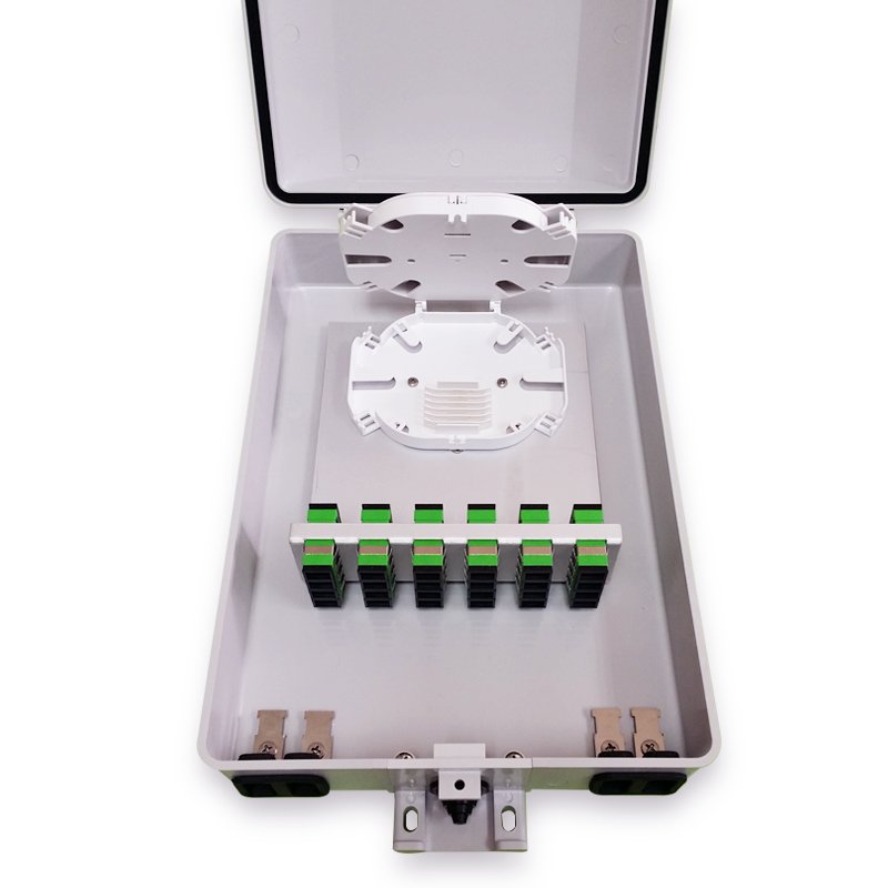 Caja terminal óptica 24 fibras ópticas interior TLX-20.24