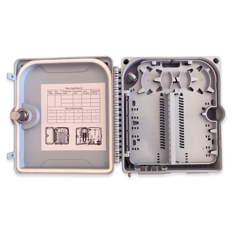 Caja terminal optica 12 fibras opticas exterior TLX-76.14