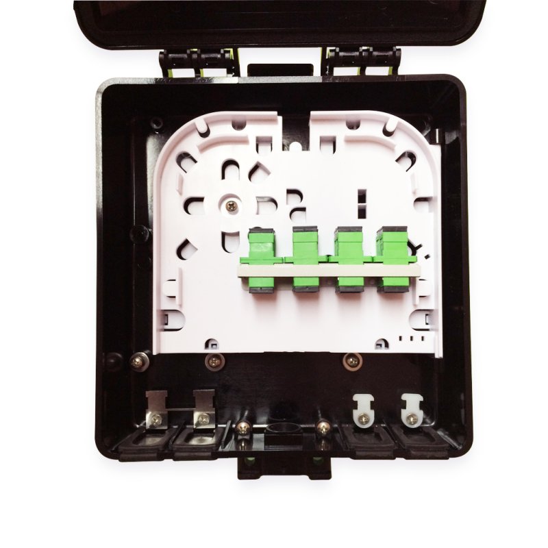 Caja terminal óptica 8 fibras ópticas interior TLX-20.08