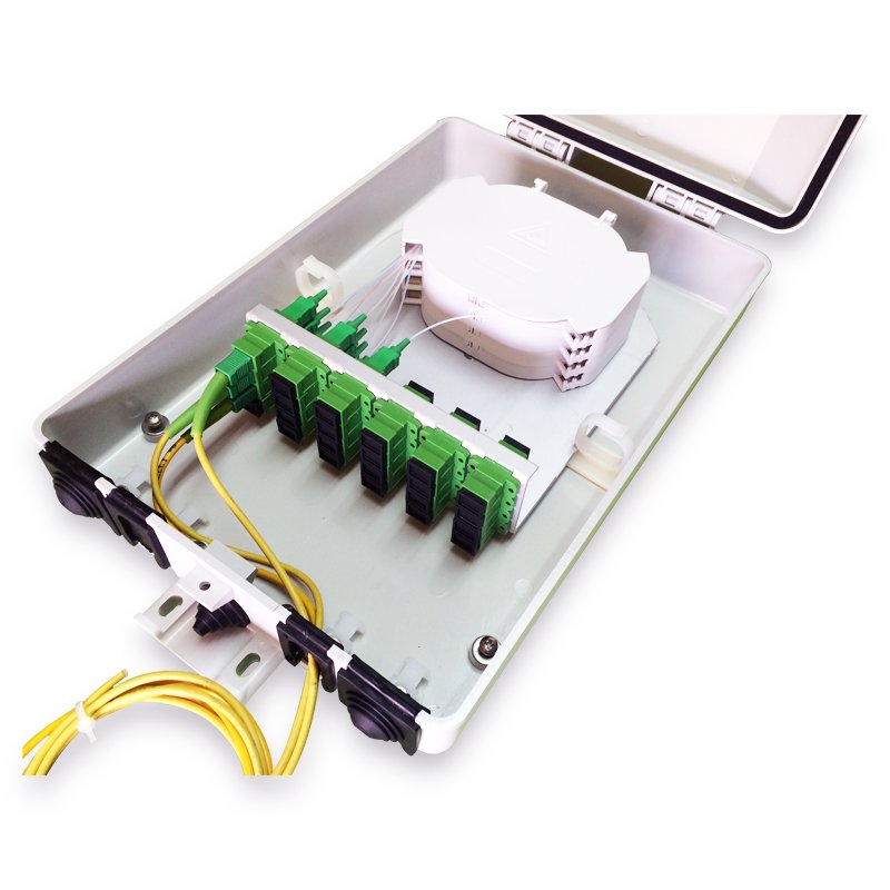 Caja terminal óptica 24 fibras ópticas exterior TLX-20.24
