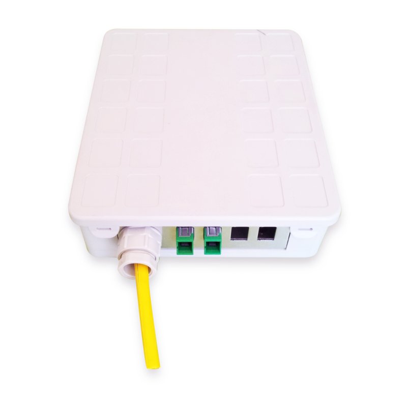 Caja terminal óptica 4 fibras ópticas interior TLX-45.01