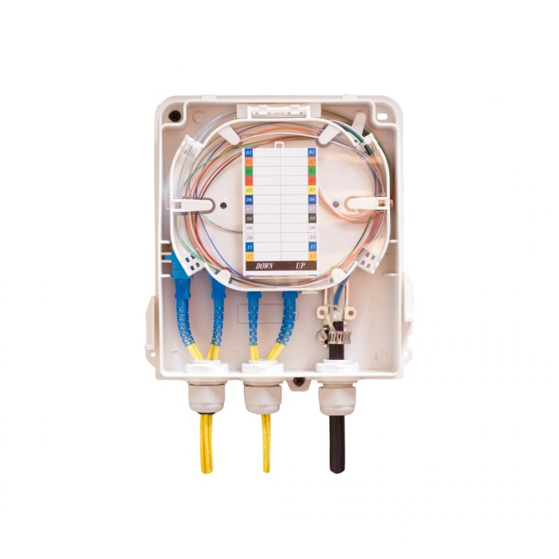Caja terminal óptica 8 fibras ópticas exterior TLX-72.00