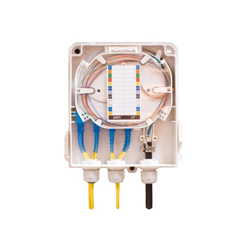 Caja terminal óptica 8 fibras ópticas exterior TLX-72.00
