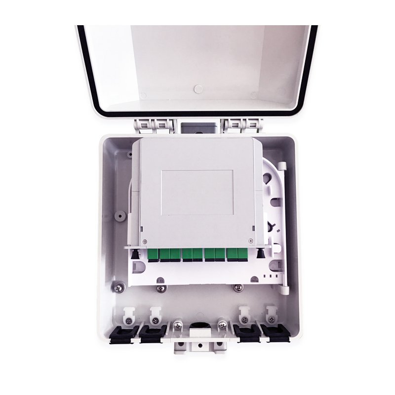 Caja terminal óptica 8 fibras ópticas exterior TLX-20.08