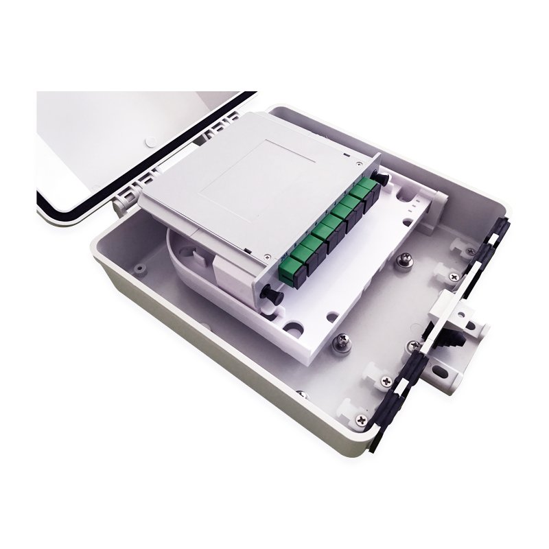 Caja terminal óptica 8 fibras ópticas exterior TLX-20.08