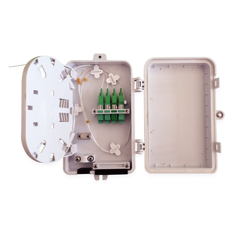 Caja terminal óptica 4 fibras ópticas exterior TLX-76.04