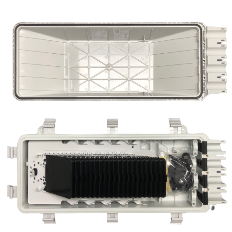 Caja de empalme divicau fibra optica exterior para divisores TLX-69.15