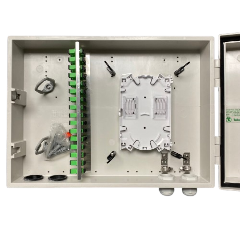 Caja terminal óptica 32 fibras ópticas interior TLX-40.12